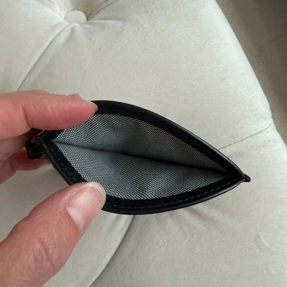 Fossil Black Leather Card Holder Wallet - Picture 4 of 8